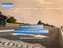 Tablet Screenshot of nicebike.de